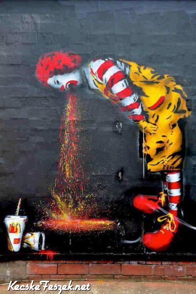McDonalds graffiti