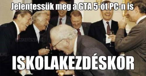 GTA5 megjelense