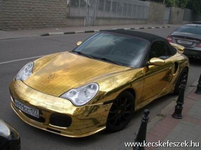 Arany Porsche