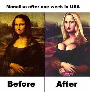 Mona Lisa az USban tlttt egy ht utn